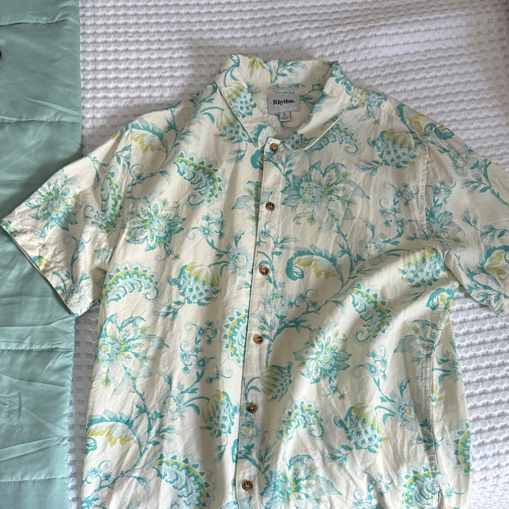 Rhythm short sleeve button down